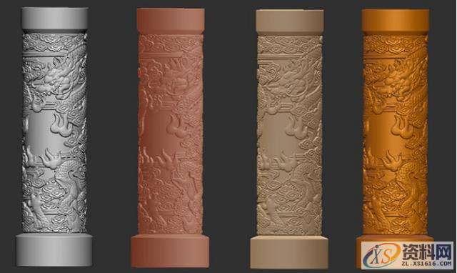 ZBrush中如何在圆柱或者是曲面模型上面雕刻花纹？,设计,产品,这个,第1张