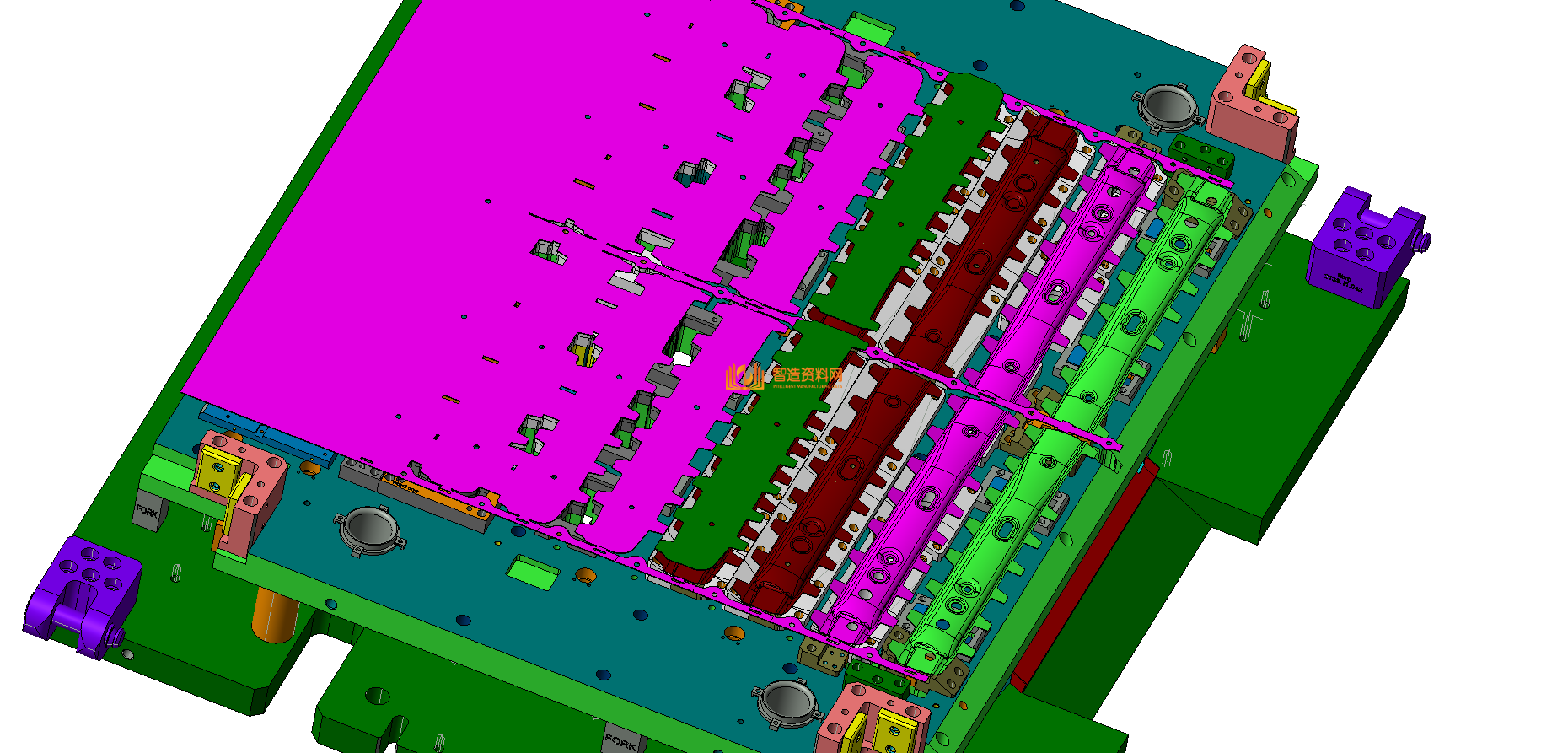 冲压汽车模具结构图纸0001,结构,模具,NeadPay,第1张