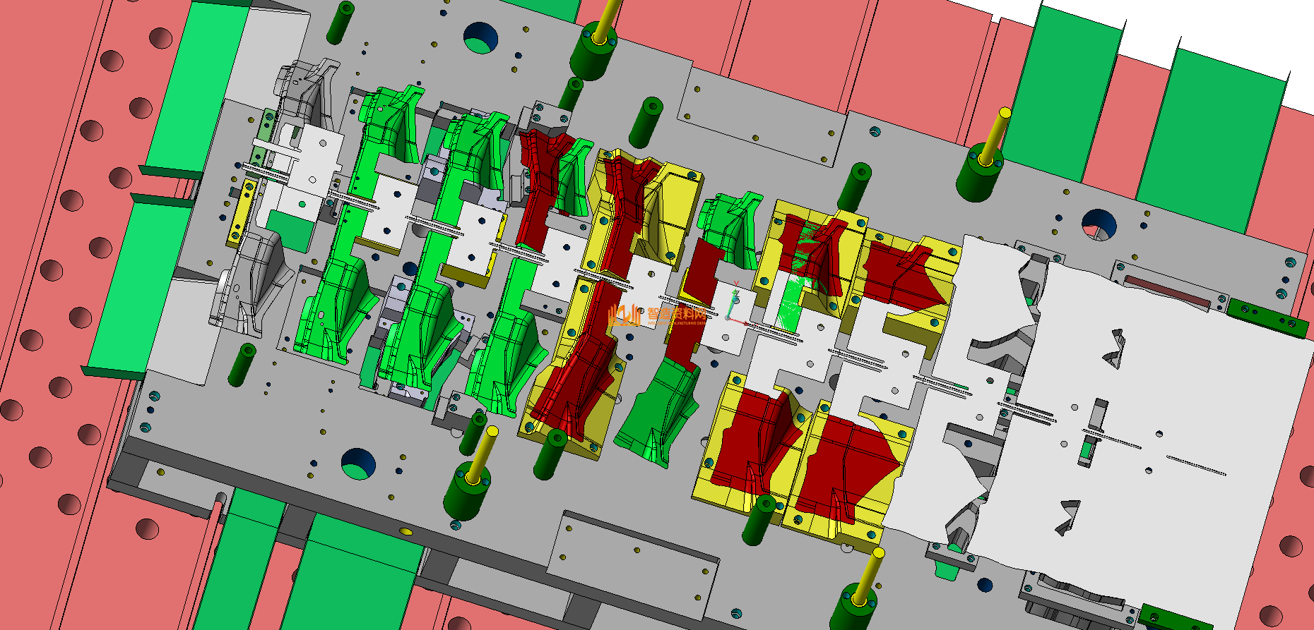 VISI五金汽车模具结构图纸0057,模具,结构,NeadPay,第1张