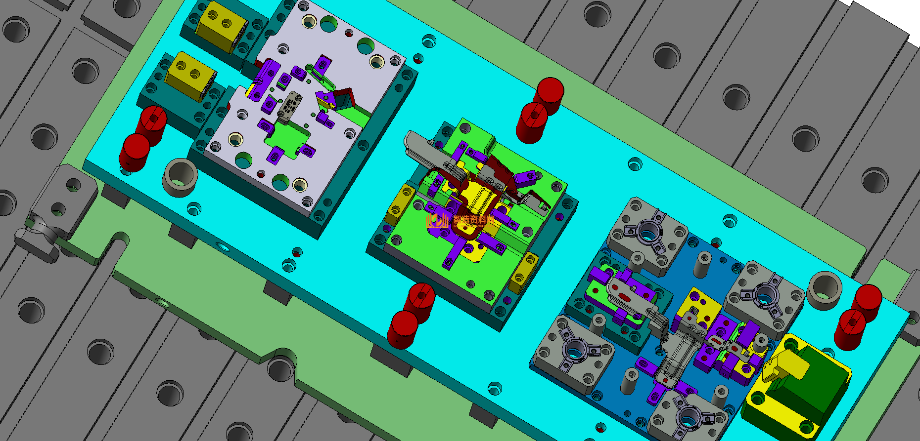 VISI五金汽车模具结构图纸0072,模具,结构,NeadPay,第1张
