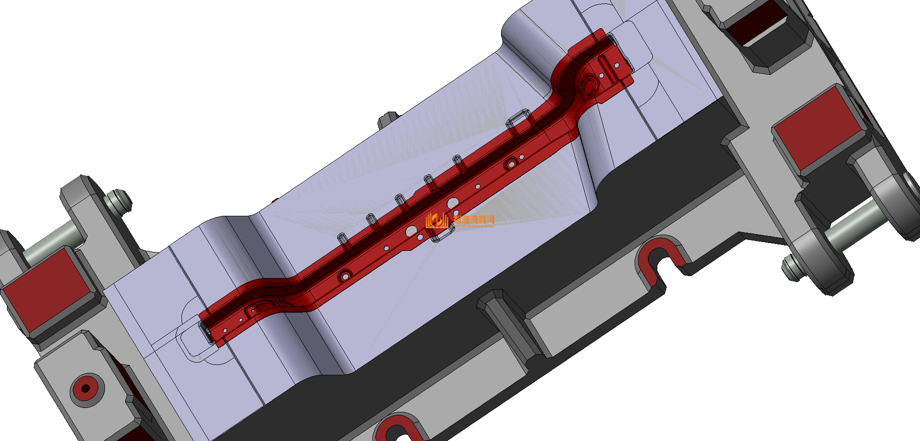 VISI五金汽车模具结构图纸0076,模具,结构,NeadPay,第1张