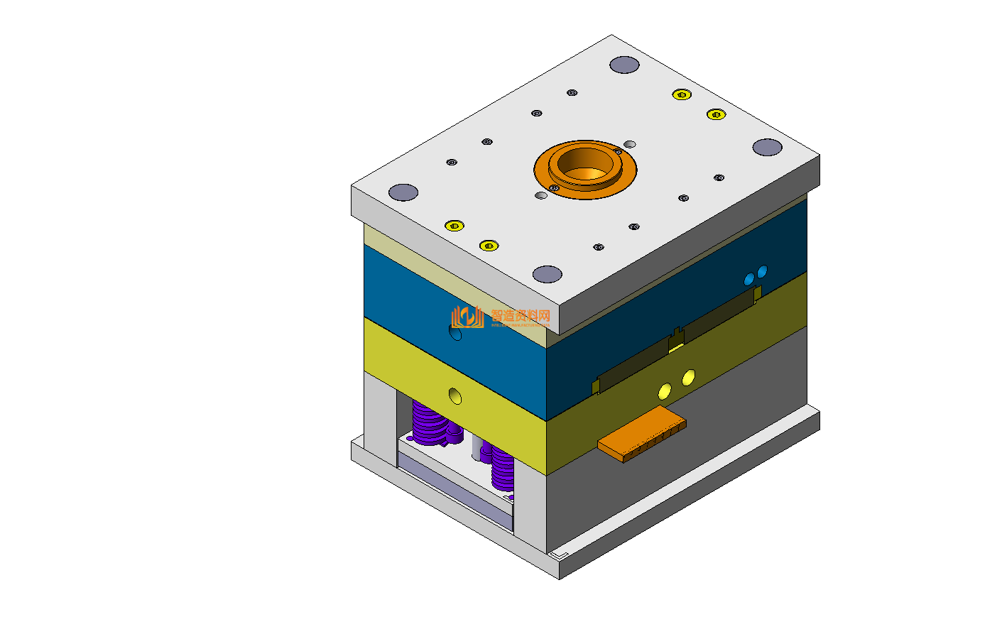 塑胶模具设计结构图纸0131,设计,NeadPay,模具,第1张