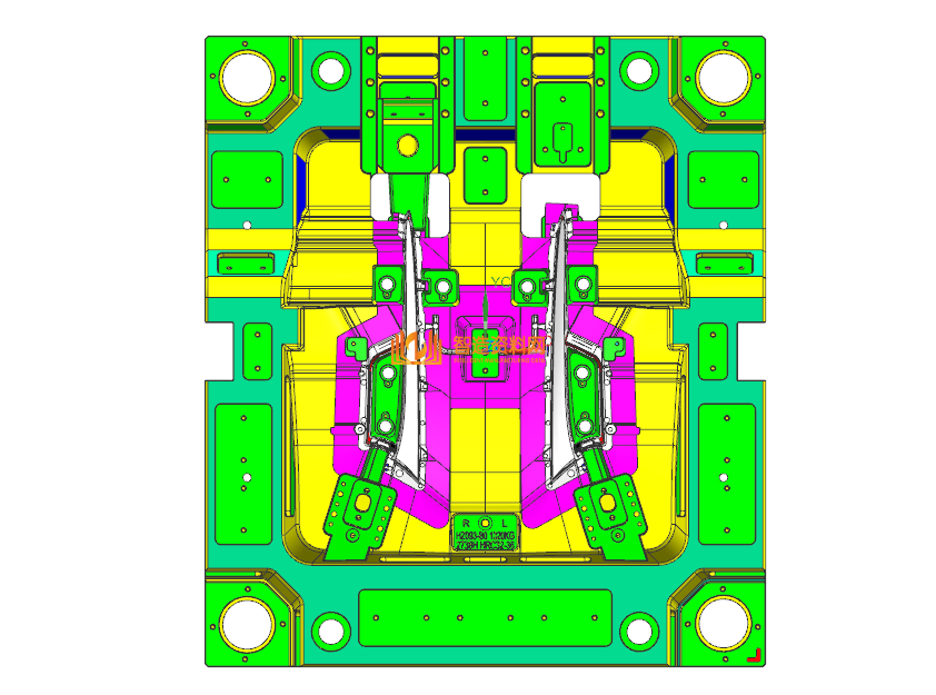 塑胶汽车模具设计结构图纸0005,NeadPay,设计,模具,第1张