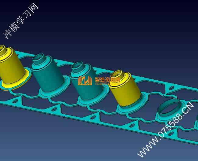 日本马达壳连续拉伸模具+旋切结构图,NeadPay,模具,结构,拉伸,结构图,日本,第4张
