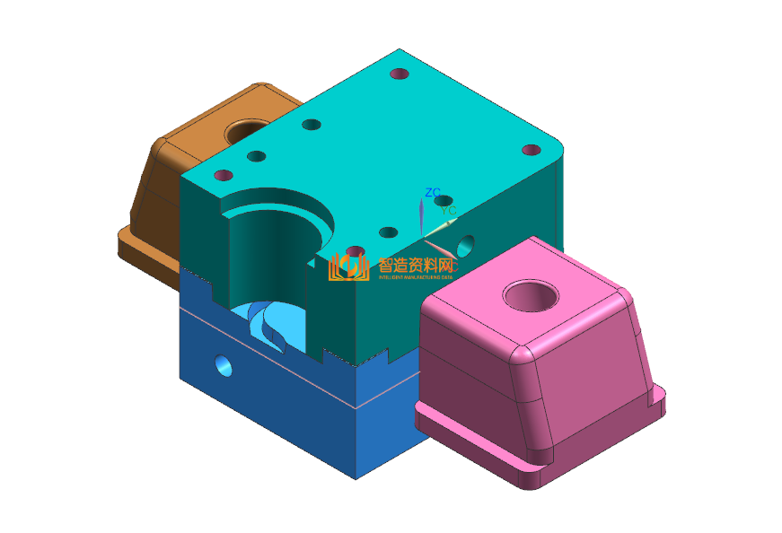 塑胶模具分模图纸0044,NeadPay,模具,图纸,第2张 塑胶模具分模图纸0044,NeadPay,模具,图纸,第2张