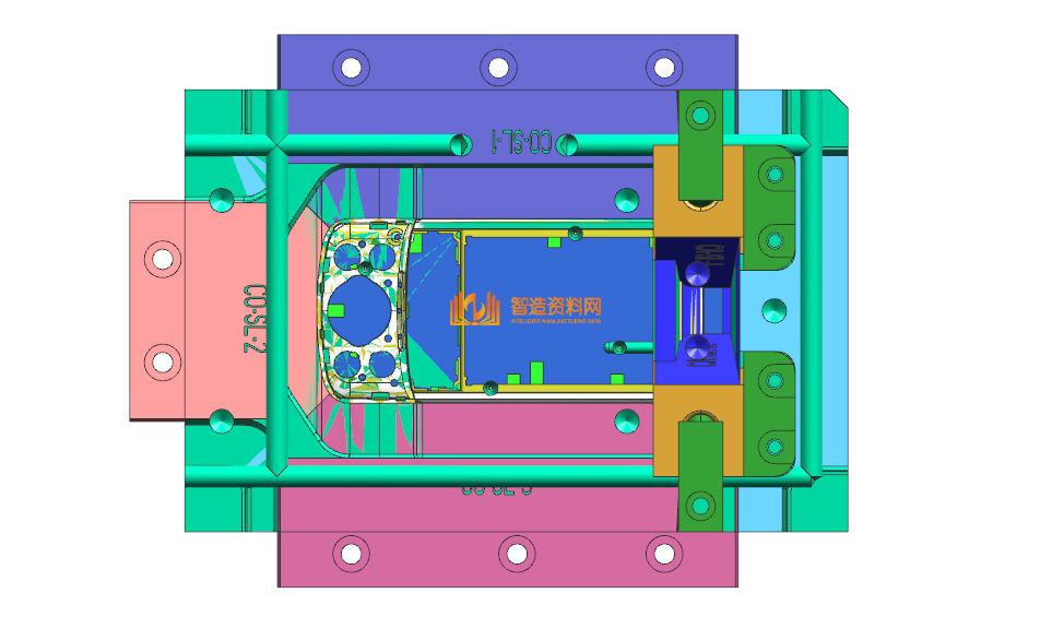 塑胶模具分模图纸0051,NeadPay,模具,图纸,第1张