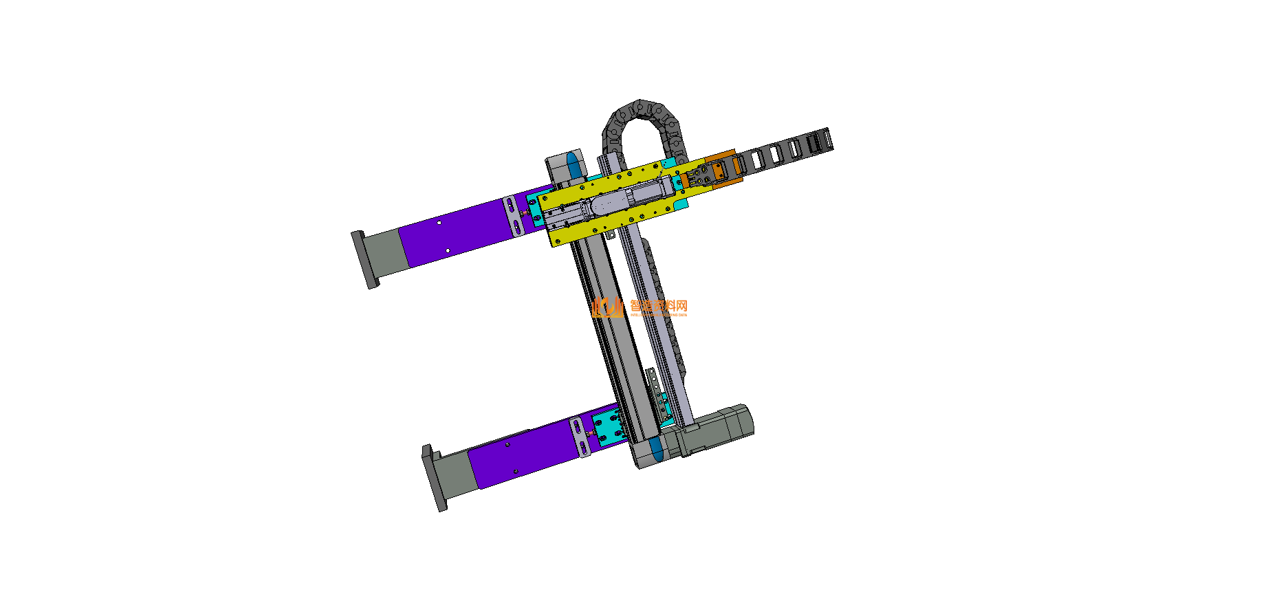 伺服X-Y搬运机构模型 3D模型,NeadPay,模型,机构,第1张 伺服X-Y搬运机构模型 3D模型,NeadPay,模型,机构,第1张