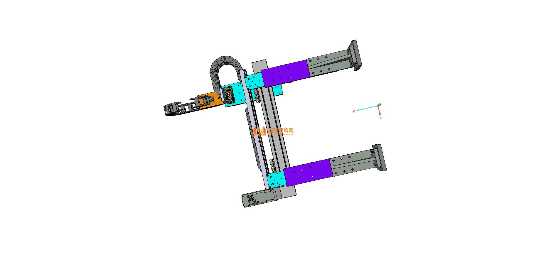 伺服X-Y搬运机构模型 3D模型,NeadPay,模型,机构,第2张 伺服X-Y搬运机构模型 3D模型,NeadPay,模型,机构,第2张