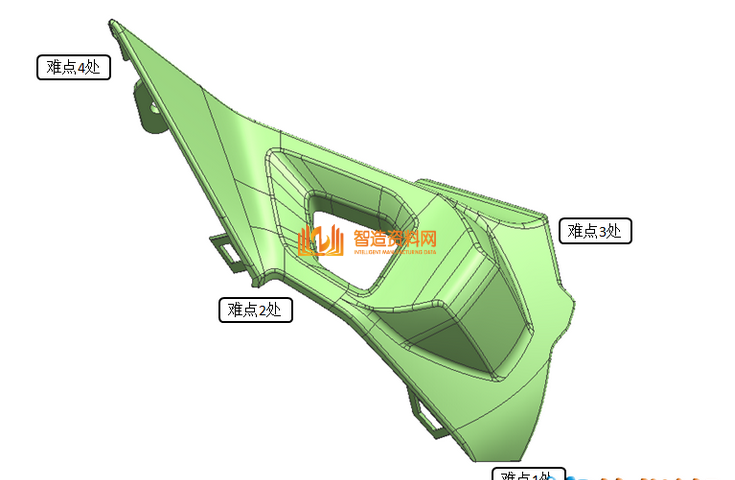 ug模具设计之汽车产品分型面设计处理技巧,ug模具设计之汽车产品分型面设计处理技巧,分型,下图,修剪,拉伸,产品,第1张