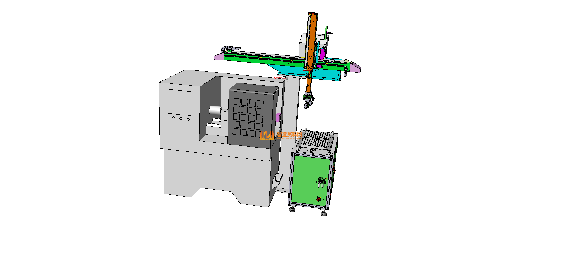 数控车床上下料机械手设备,NeadPay,设备,数控,第1张 数控车床上下料机械手设备,XSCP_SW_0096.png,NeadPay,设备,数控,第1张