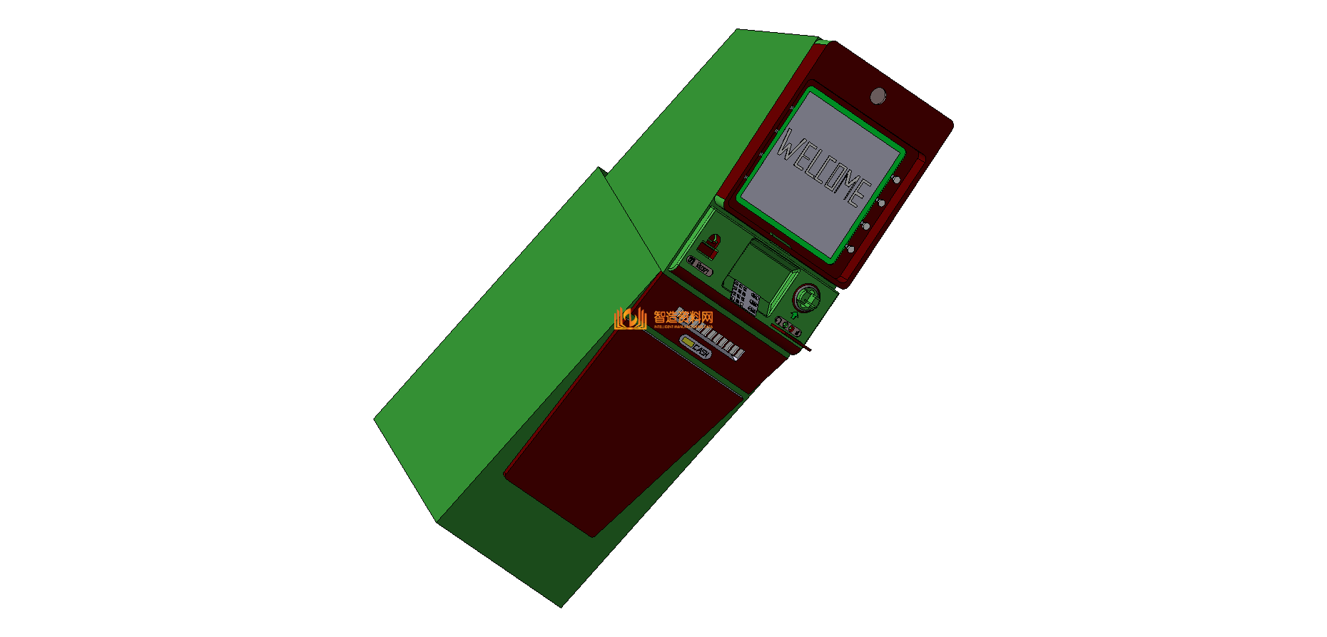 钣金柜 ATM机 3D模型,NeadPay,模型,第1张 钣金柜 ATM机 3D模型,XSJXSW2016_BJG_0021.png,NeadPay,模型,第1张