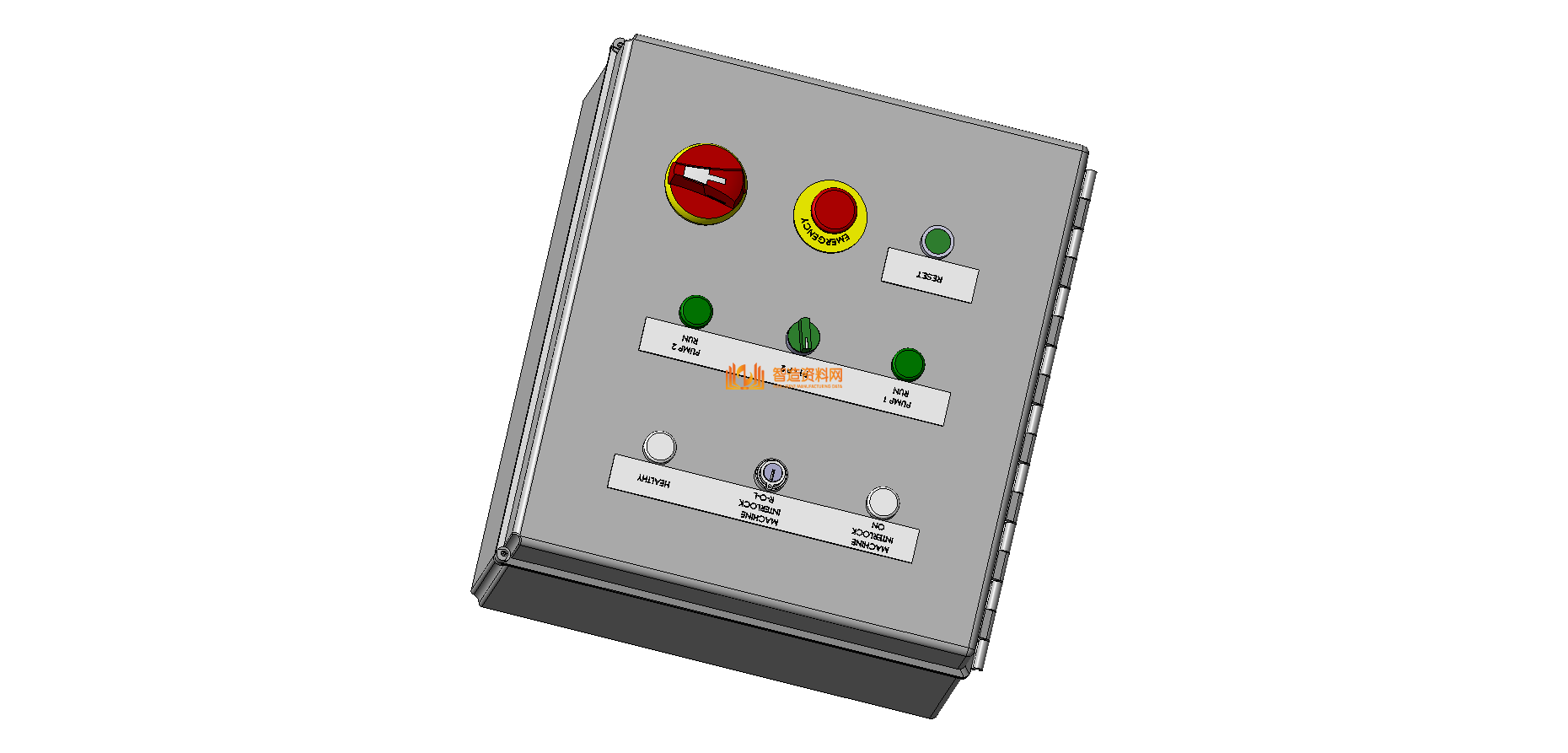 泵控制面板模型6503D模型,NeadPay,模型,控制,第1张 泵控制面板模型6503D模型,XSJXSW2016_BJG_0052.png,NeadPay,模型,控制,第1张