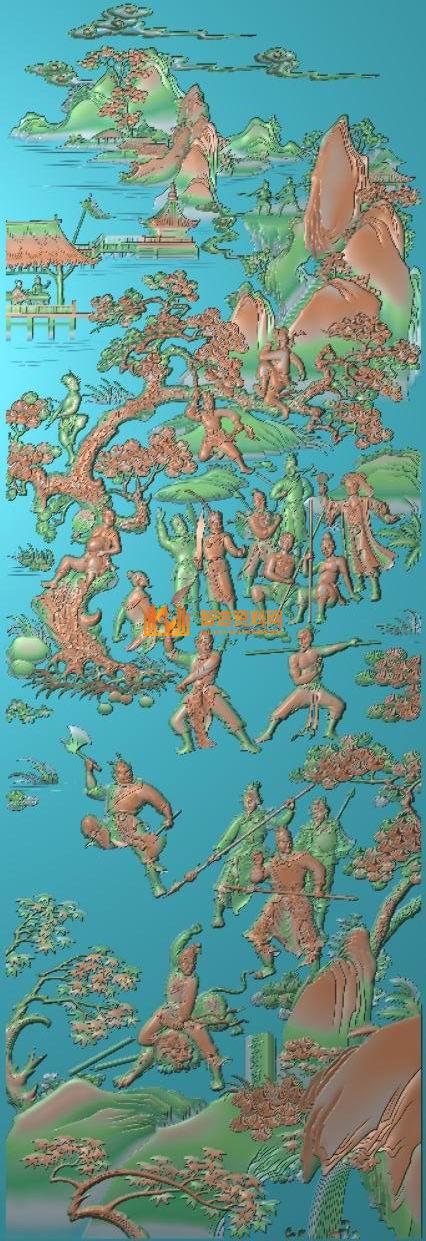 三国演义 下门板 左整板9个深,XSJDP_0290.JPG,NeadPay,第1张