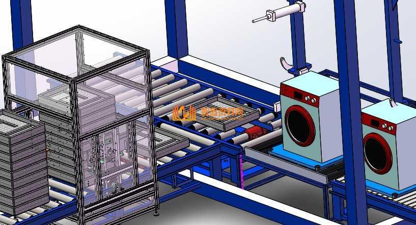 滚筒洗衣机底托装配生产线,NeadPay,装配,第1张