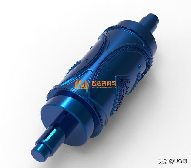 UG模具设计:KN95辊轴UG建模方法,模具设计,建模,第2张 UG模具设计:KN95辊轴UG建模方法,KN-95辊轴UG建模方法,口罩机辊轴三维模型图纸下载,模具设计,建模,第2张