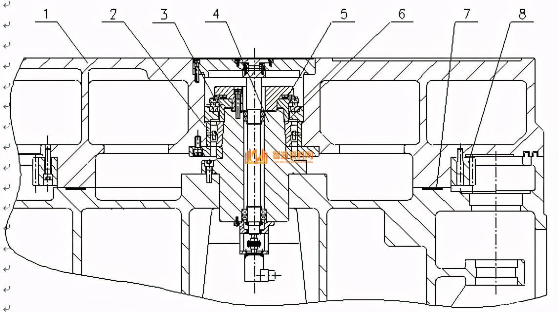 几种重型数控立式车床典型主轴结构,设计,产品,结构,加工,选择,要求,第6张 几种重型数控立式车床典型主轴结构,设计,产品,结构,加工,选择,要求,第6张