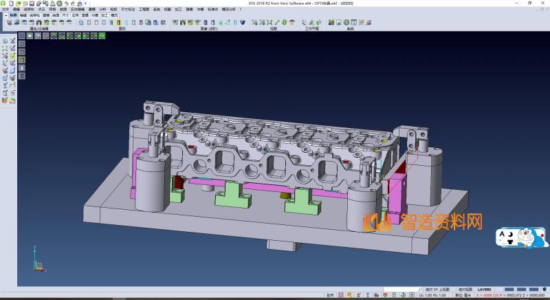 发动机气缸盖精密液压工装夹具（4种加工工序）,NeadPay,加工,第1张