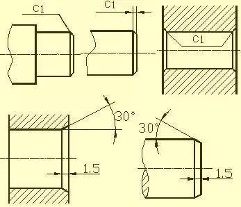 设计法宝:CAD、proe、SW机械制图之零件图的尺寸标注法,设计,结构,加工,第9张 设计法宝:CAD、proe、SW机械制图之零件图的尺寸标注法,设计,结构,加工,第9张